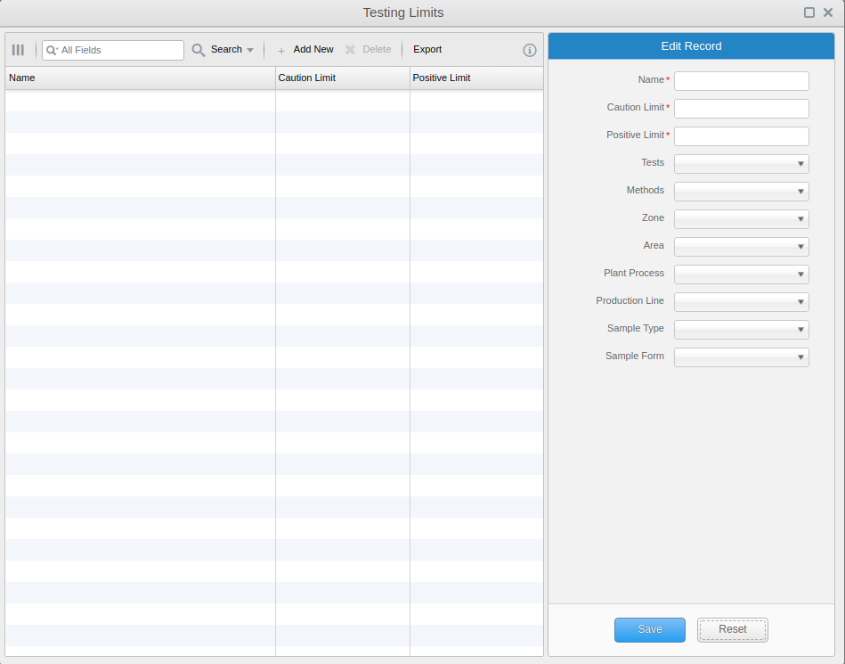 Setting Testing Limits | MicroMap