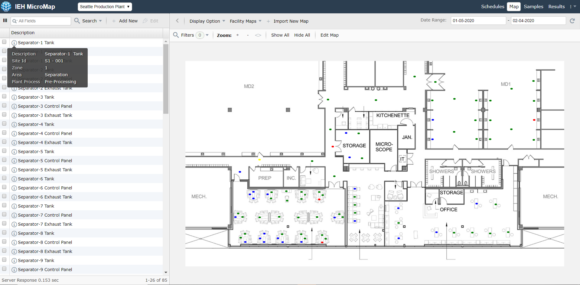 Collection Sites | MicroMap